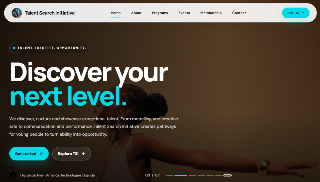 Talent Search Initiative Website